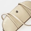 Cartera al hombro Bonnie en cuero charol Natural