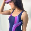 Malla Enteriza ISABELLA Navy/purple