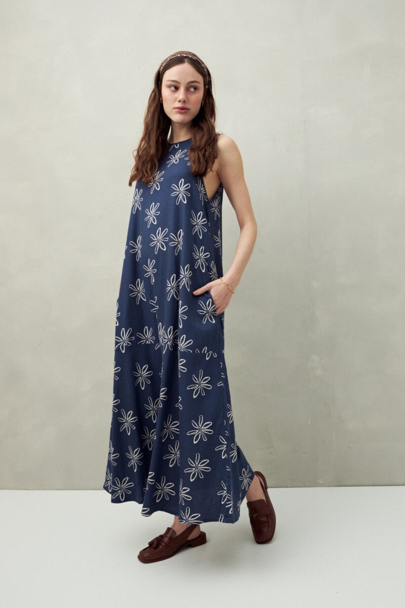 VESTIDO OLIVEIRA Indigo