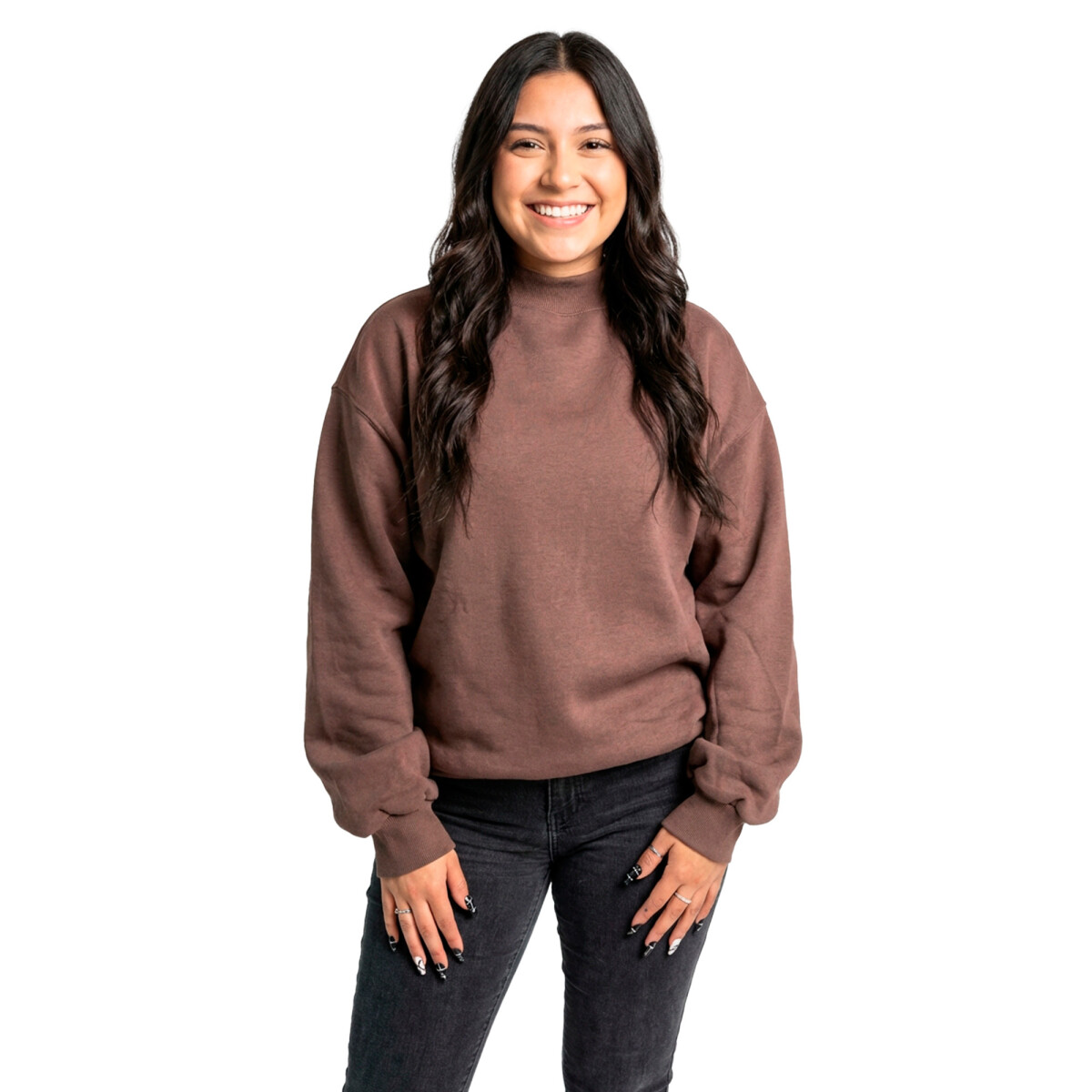 BUZO BASICO de Mujer - JY2532 - Cafe 