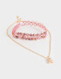 Collares Cortos Color Tendencia Collar Corto Tattoo - Dorado