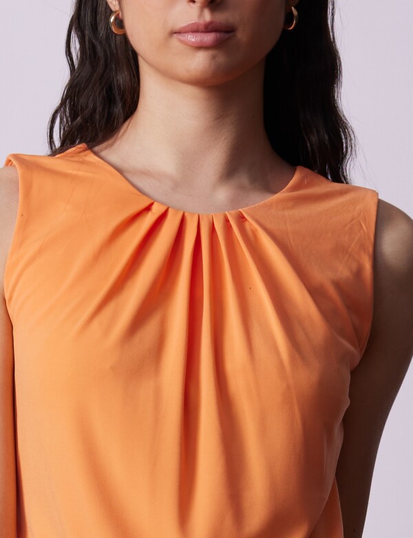Blusa Pinzas ANARANJADO