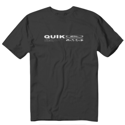 Remera Quiksilver Charts - Negro Remera Quiksilver Charts - Negro