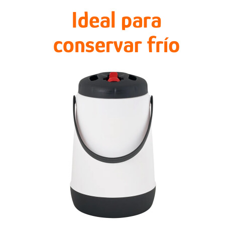Jarra Térmica Mor Camp 2,5L Frío/Calor PicoVertedor Portatil Blanco
