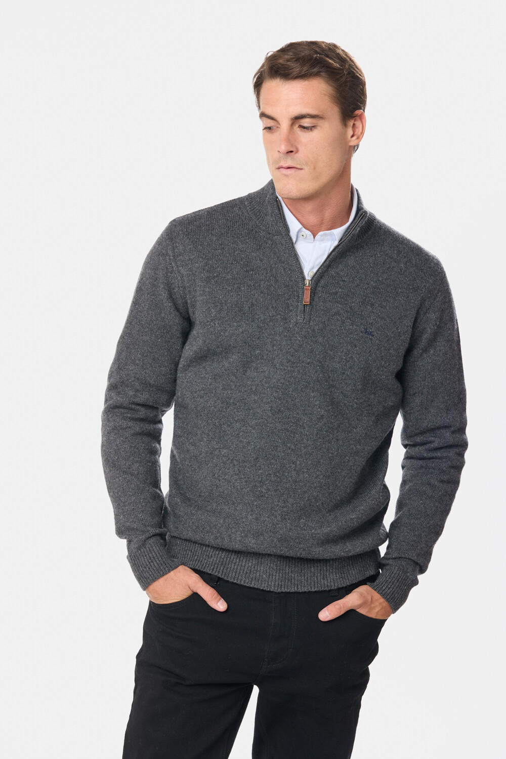 BUZO DE LANA DE ABRIGO Gris