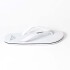 Sandalias Slides Logo Moker Unisex White - Black