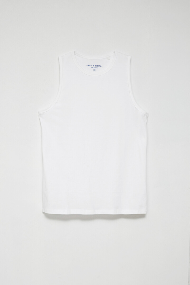 Musculosa Básica Blanco