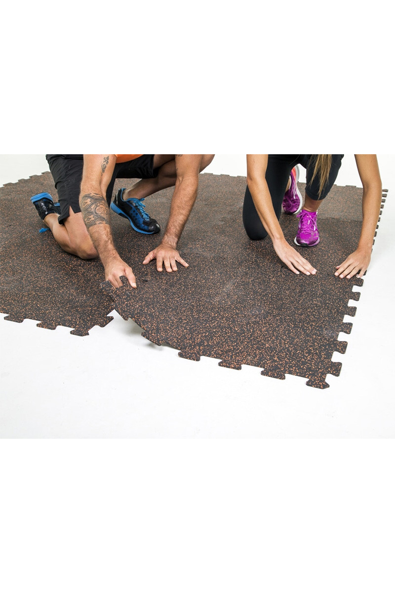 IMPACT SOFT PUZZLE PISO DE GOMA IMPACT SOFT PUZZLE ORANGE 700 X 700 X 6MM (*)