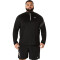 Casaca Running Icon Ls 1/2 Zip Hombre Performance Black