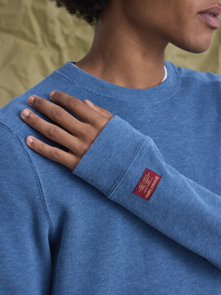 FLEECE PALERMO AZUL MELANGE