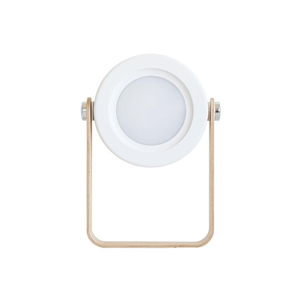 Lámpara mesa pant.plegable inalámbrica USBC blanca ILU00120