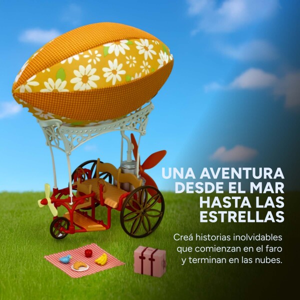 Sylvanian Families Casa Muñeco Faro Luz Bici Globo Aero Sylvanian Families Casa Muñeco Faro Luz Bici Globo Aero