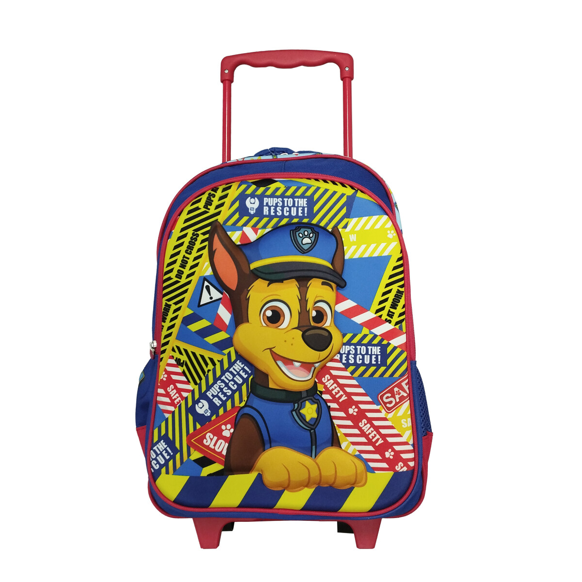 Mochila Infantil Disney Paw Patrol con rueditas - Azul - Rojo - Amarillo 