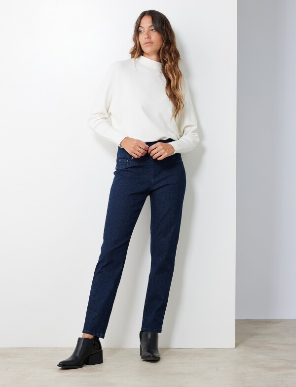 Jegging Pretina Ancha JEAN OSCURO