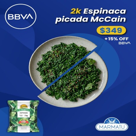 Espinaca Picada Mc Cain 2 Kilos Espinaca Picada Mc Cain 2 Kilos
