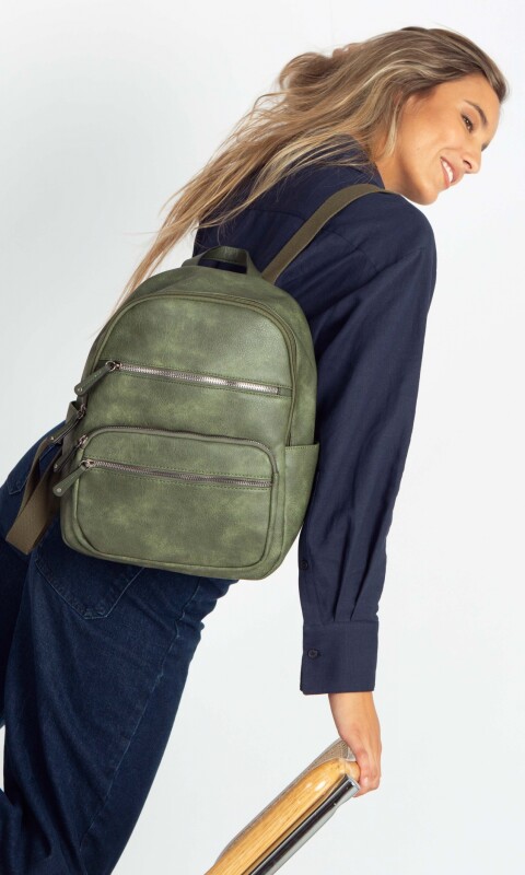 MOCHILA QUERETARO VERDE MILITAR