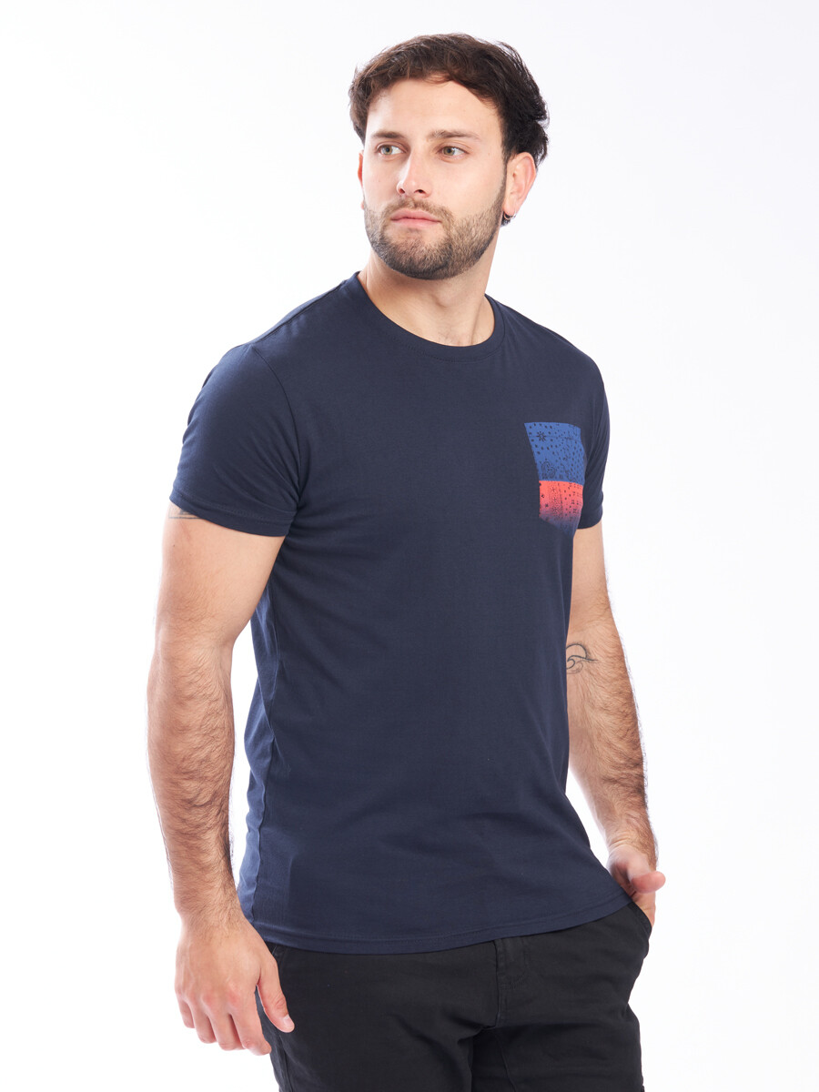 T-SHIRT VIERA 409 - Navy 