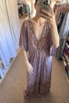 Vestido Manu de seda Tonos lilas