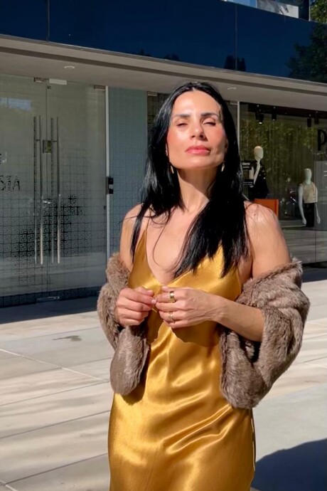 Vestido Otilia Dorado