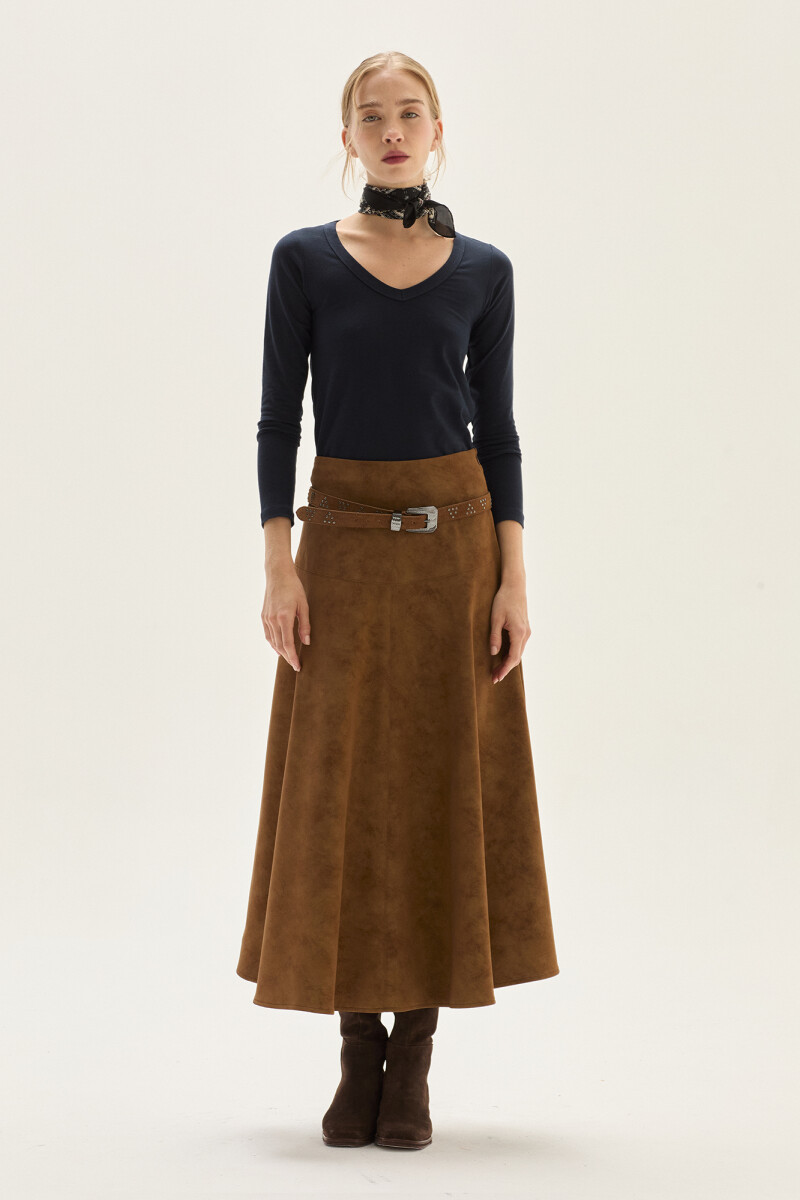 Remera Almond Azul Marino