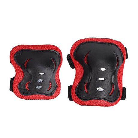 Set Protecciones 2 Rodillera +2 Codera +2 Muñequera Negro