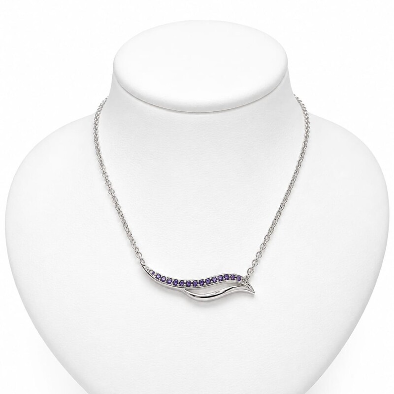 Conjunto cadena y colgante con Amatistas Conjunto cadena y colgante con Amatistas
