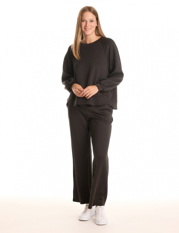 Buzo Comfy Print NEGRO