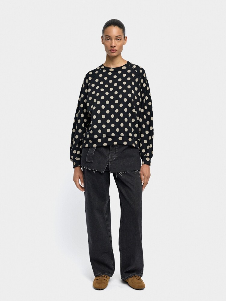 Sudadera De Lunares negro