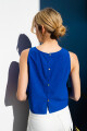 Blusa Nacar Azul