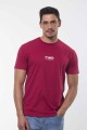 REMERA UFO MANGA CORTA ESTAMPADA Bordeaux