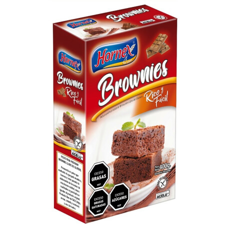 Harina sin gluten para brownies 400g HORNEX Harina sin gluten para brownies 400g HORNEX