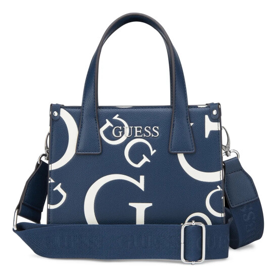 Cartera Guess Forber Azul Logo 0