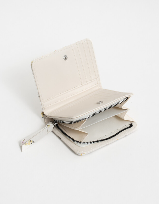 Billetera Billetera Cuerina Flores - Estampado Flores