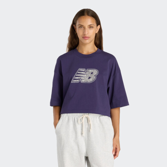 Remera New Balance Lace Violeta