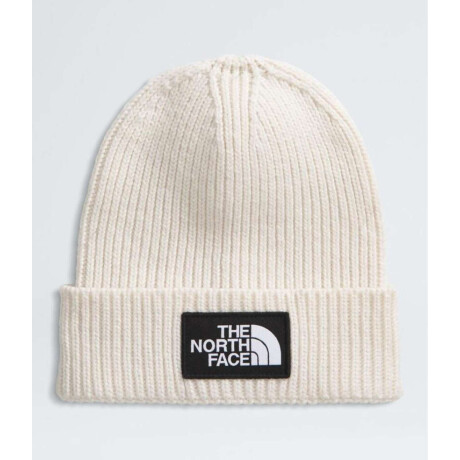 Gorro Kids Tnf Logo Box Cuffed Beanie White Dune