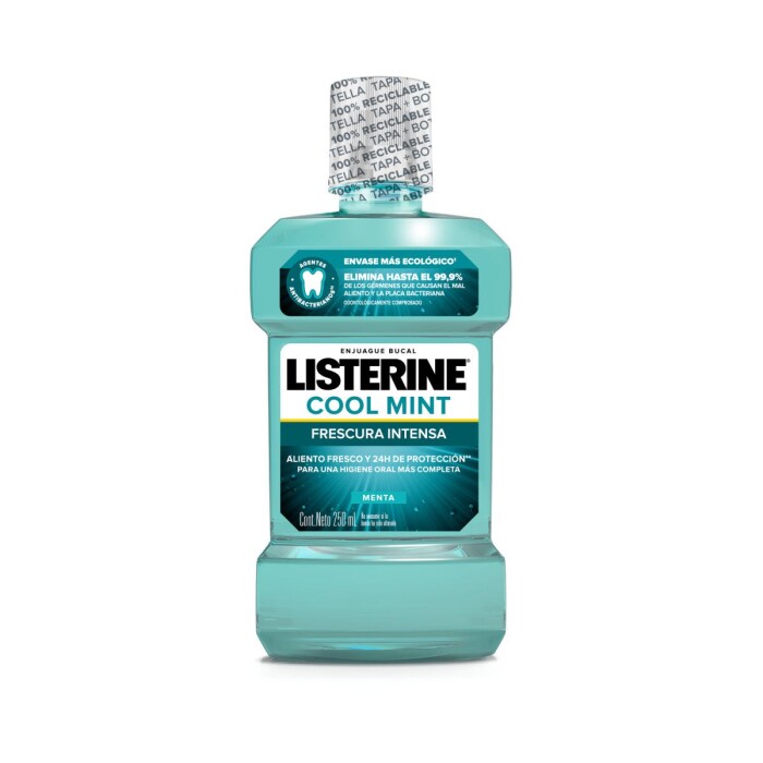 LISTERINE COOL MINT FR. X 250 ML. única