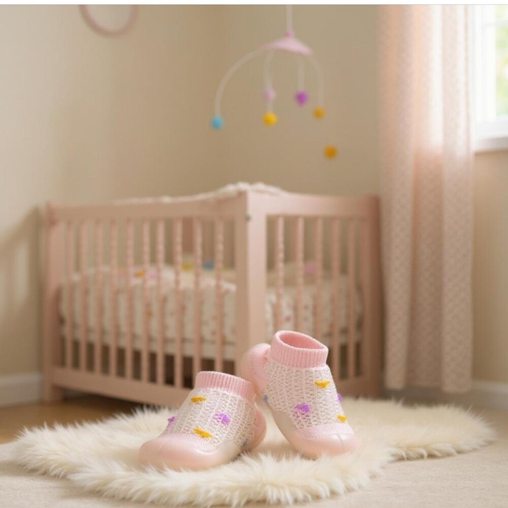 Zapato Wakids Rosa corazones MESHpastel Zapato Wakids Rosa corazones MESHpastel