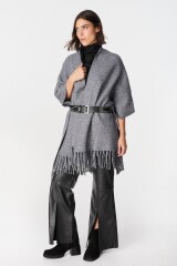 Ruana Calen Gris