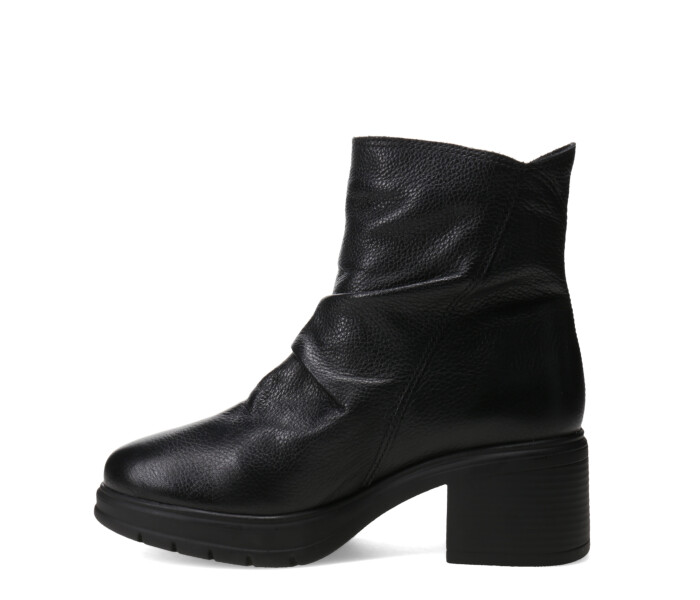 Bota de Mujer Bottero Caña Baja Con Cierre Negro