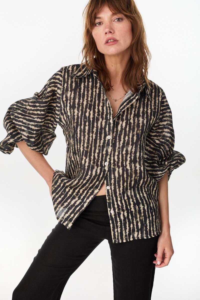 Camisa New Tero  Estampa Negro