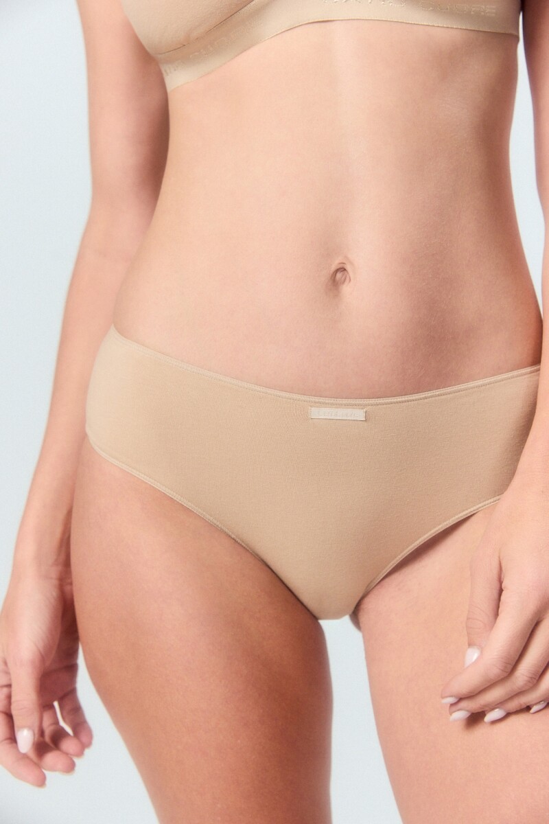 CULOTTE COTTON - Nude 