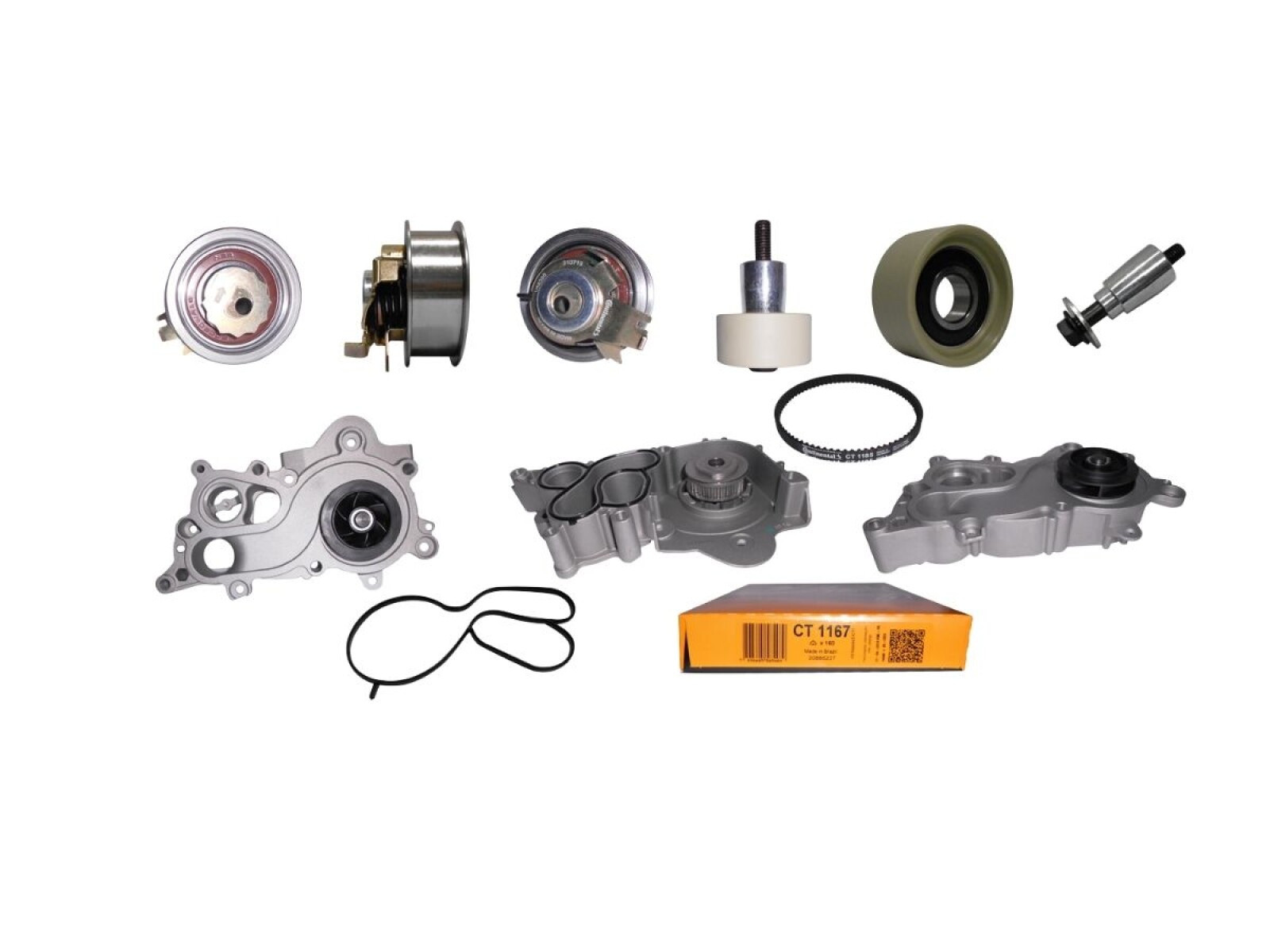 CT1167WP1 Correa de Distribucion Continental Audi/Seat/Volkswagen/Cross Fox/ Fox/Nivus/Polo/Saveiro Cross/Suran/Up 