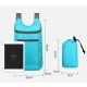 Mochila De Viaje Impermeable Plegable Multiuso Almacenar Color gris