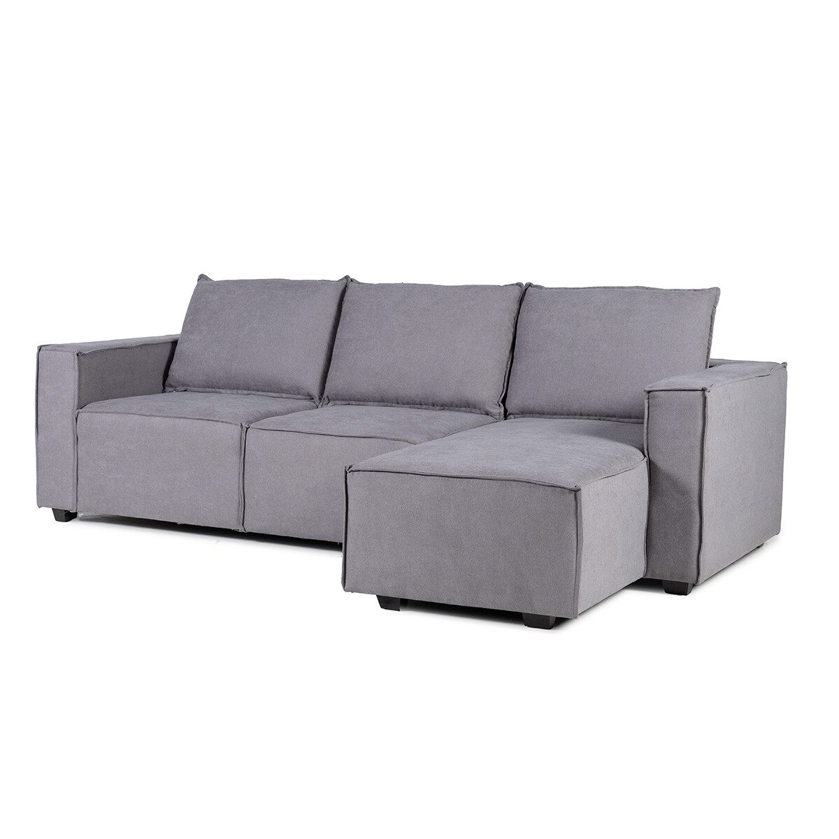 Rinconera Urban - Tela Microfibra - Chaise derecho - 12060 (Cemento) 