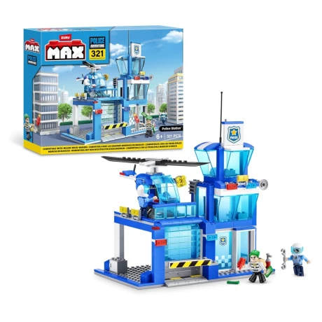 Juego Estación de Policía 321 Bloques Max 001