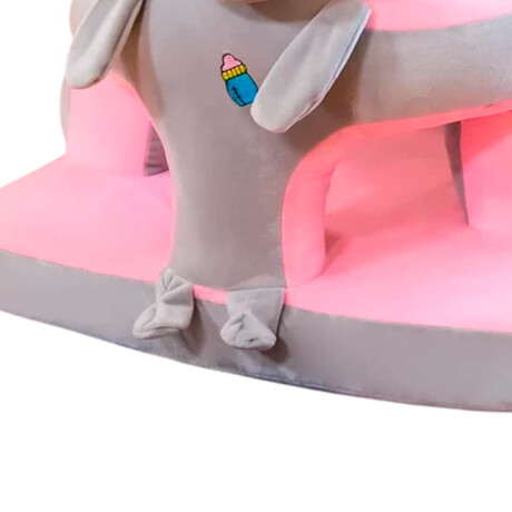 Sillón Puff Infantil Animales Felpa Asiento Corral Hog009006-ele