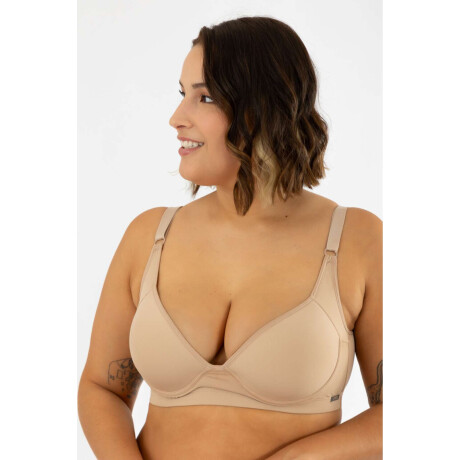 Soutien preformado micro lateral Marron