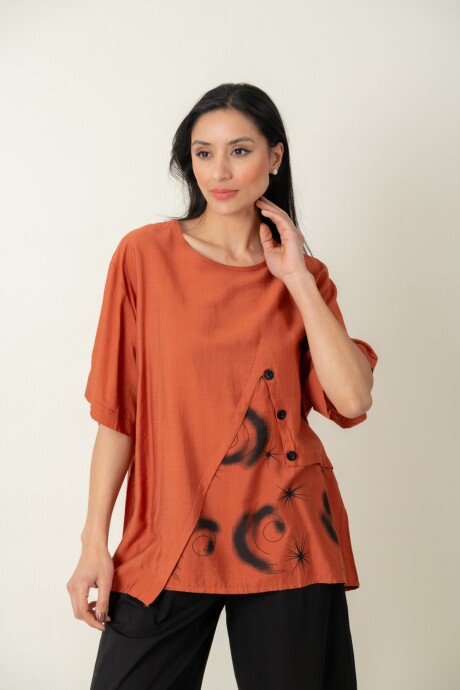 BLUSA DIANELLA Terracota