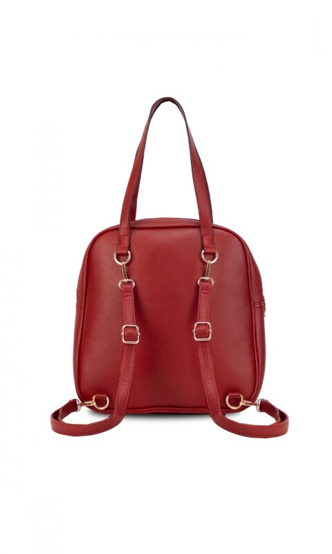 MOCHILA CLARA ROJO PASION