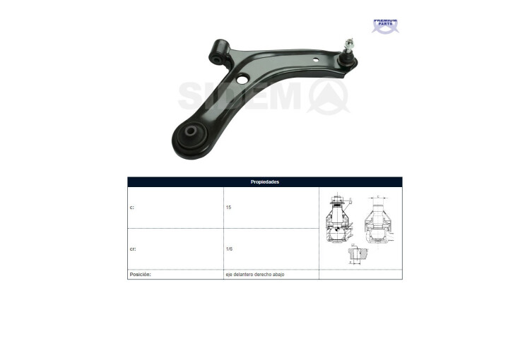Parilla De Suspension Delantera Suzuki Vitara 16-25 Der Parilla De Suspension Delantera Suzuki Vitara 16-25 Der